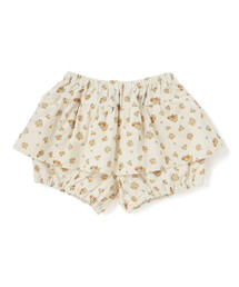 BeBe（ベベ）の「【お揃い】小花柄シャツコールペプラムカボチャパンツ(80~100cm)（その他パンツ・キッズ）」