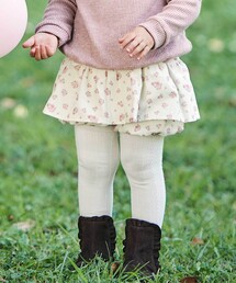 BeBe（ベベ）の「【お揃い】小花柄シャツコールペプラムカボチャパンツ(80~100cm)（その他パンツ・キッズ）」