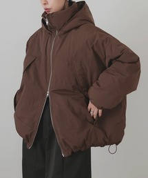 LIAN | ファイバーダウンフードデザインジャケット(ダウンジャケット/コート)