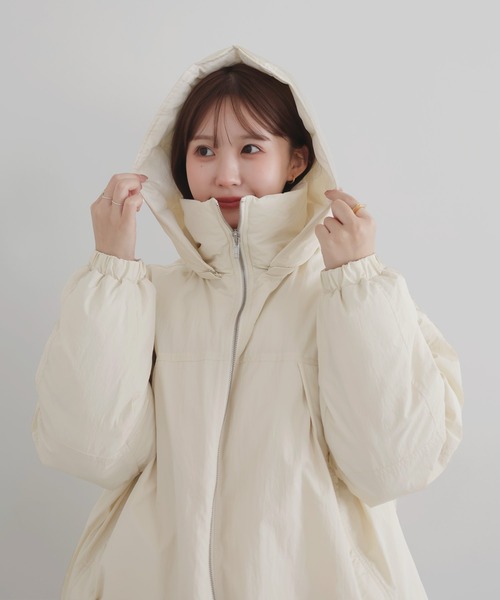 ジャケット・アウター ayu ayu×LIAN】ファイバーダウンフードデザインジャケット（ダウン