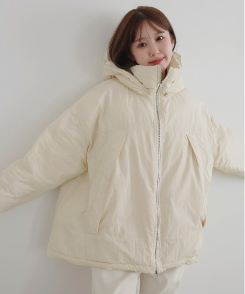ayu×LIAN】ファイバーダウンフードデザインジャケット（ダウン