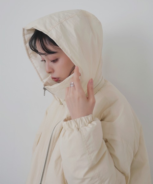 ayu×LIAN】ファイバーダウンフードデザインジャケット（ダウン