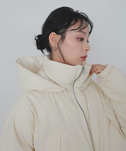 ayu×LIAN】ファイバーダウンフードデザインジャケット（ダウン