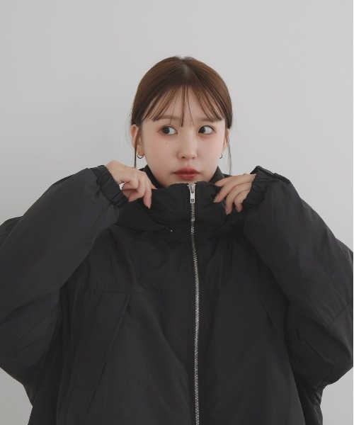 ジャケット・アウター ayu ayu×LIAN】ファイバーダウンフードデザインジャケット（ダウン