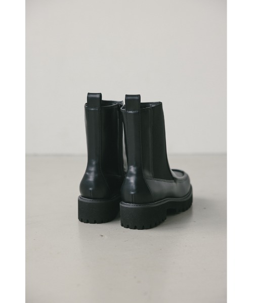 STYLEMIXER（スタイルミキサー）の「スクエアトゥミドルブーツ（ブーツ・レディース・ブラック・SMALL/MEDIUM/LARGE/LL）」の3枚目の写真