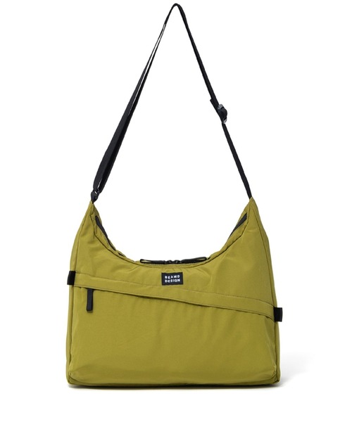 BEAMS DESIGN（ビームス デザイン）の「BEAMSDESIGN（ビームスデザイン）Diagonal　 ショルダーバッグ（L）（ショルダーバッグ・メンズ・ブラック/カーキ/オリーブ/ネイビー・FREE）」の2枚目の写真