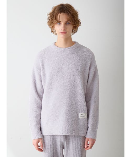 gelato pique カラフルパウダープルオーバー＆ベビモコリブロングパンツ gelato pique（ジェラートピケ）の「【HOMME】カラフルパウダープル