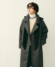 Trish（トリッシュ）の「フェイクウールダブルロングコート（チェスターコート）」