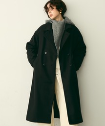 Trish（トリッシュ）の「フェイクウールダブルロングコート（チェスターコート）」
