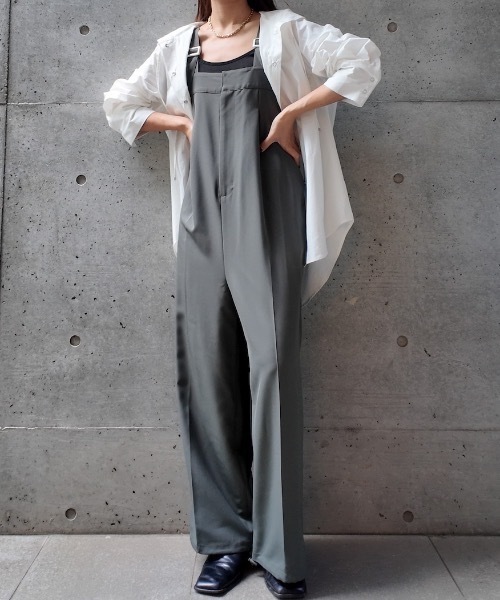 CIEL'AIR(シエルエアー)の「NYLON HOODED SHIRT(ナイロンフードシャツ)(シャツ/ブラウス・レディース・オフホワイト/チャコールグレー・MEDIUM)」の21枚目の写真