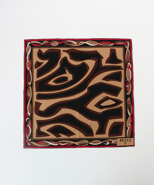 JOURNAL STANDARD(ジャーナルスタンダード)の「EMILIO PUCCI / エミリオプッチ FOULARD 52X52 - SILK TWILL(バンダナ/スカーフ・メンズ・ゴールド・FREE)」の2枚目の写真