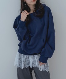 SABUROKU（サブロク）の「【SABUROKU】後付け フード で首元すっきり！快適パーカー！（パーカー）」