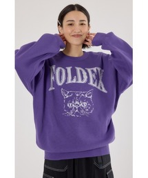 ヌメロヴェントゥーノ　クロップドニット　セーター　パープル　紫　ラベンダー メンズのニット/セーター（パープル/紫色系）ファッション通販