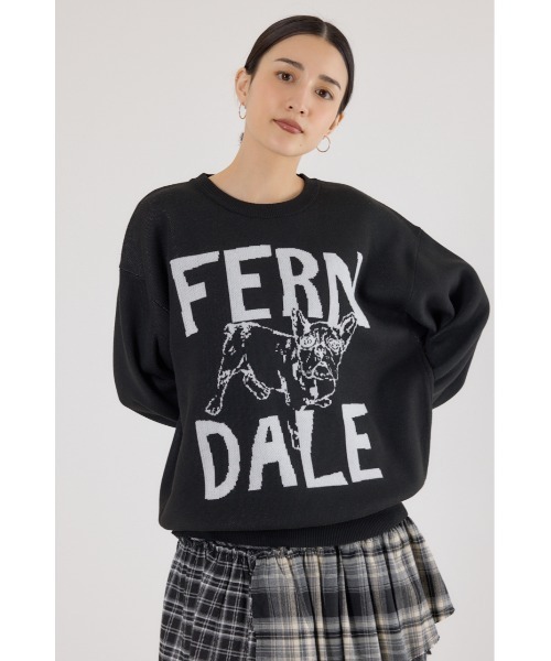 RODEO CROWNS WIDE BOWL（ロデオクラウンズワイドボウル）の「アニマルジャガードニットトップス（ニット/セーター・レディース・オフホワイト/パープル/マスタード/ブラック・MEDIUM/LARGE）」の22枚目の写真