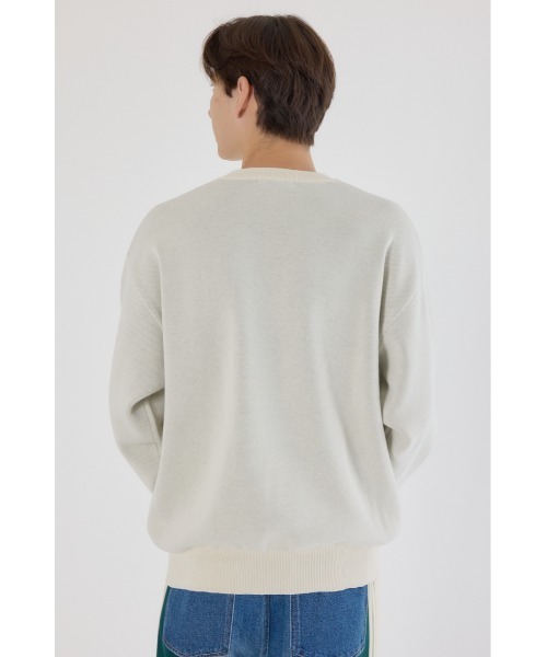 RODEO CROWNS WIDE BOWL（ロデオクラウンズワイドボウル）の「アニマルジャガードニットトップス（ニット/セーター・レディース・オフホワイト/パープル/マスタード/ブラック・MEDIUM/LARGE）」の14枚目の写真