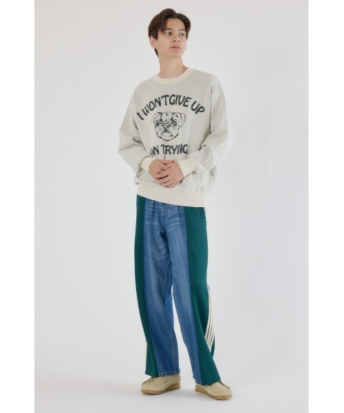 RODEO CROWNS WIDE BOWL（ロデオクラウンズワイドボウル）の「アニマルジャガードニットトップス（ニット/セーター・レディース・オフホワイト/パープル/マスタード/ブラック・MEDIUM/LARGE）」の15枚目の写真