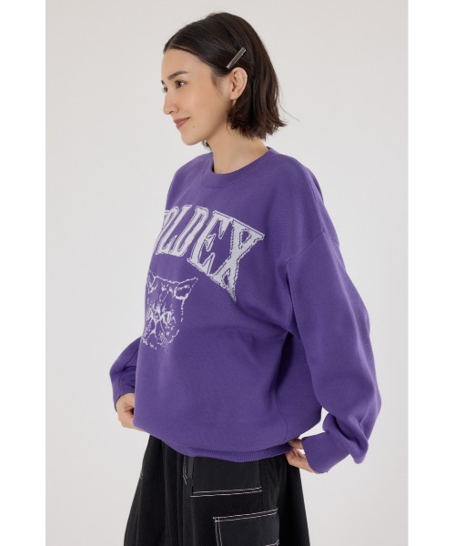 RODEO CROWNS WIDE BOWL（ロデオクラウンズワイドボウル）の「アニマルジャガードニットトップス（ニット/セーター・レディース・オフホワイト/パープル/マスタード/ブラック・MEDIUM/LARGE）」の18枚目の写真