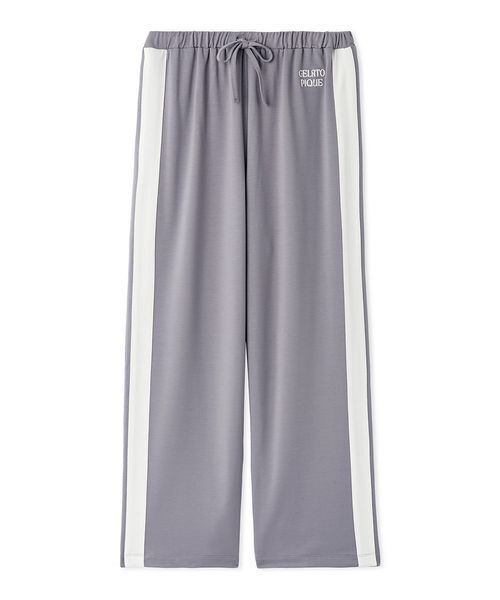 セール】【HOMME】インレイロゴラインロングパンツ（ルームウェア