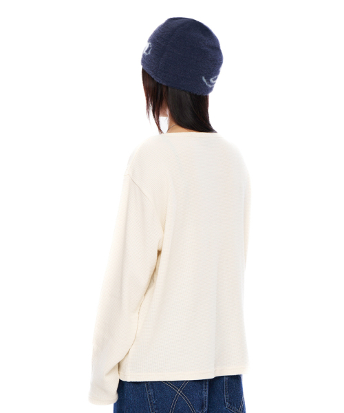 AAKAM（アーカム）の「Fuzzy Beanie (Blue)（ニットキャップ/ビーニー・レディース・その他・FREE）」の7枚目の写真