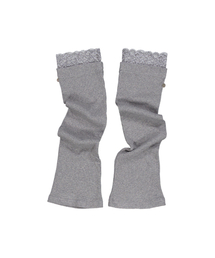 SETUP-EXE（セットアップイーエックスイー）の「LACE LEG WARMER / MELANGE GREY（レッグウォーマー・レディース）」