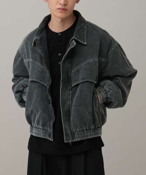 LAND MUSEUM／コーデュロイリベットブルゾン（ブルゾン）｜LAND MUSEUM