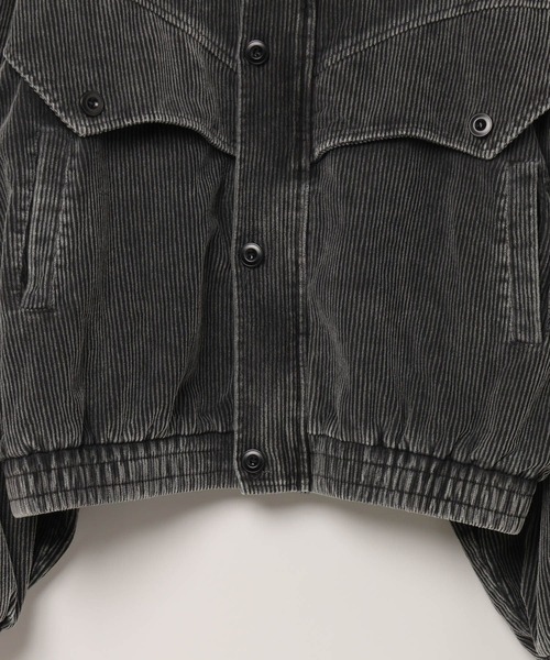 LAND MUSEUM（ランドミュージアム）の「LAND MUSEUM／コーデュロイリベットブルゾン（ブルゾン・メンズ・ダークブルー/ブラック・MEDIUM/LARGE）」の13枚目の写真