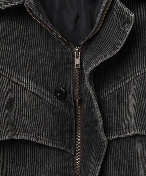 LAND MUSEUM（ランドミュージアム）の「LAND MUSEUM／コーデュロイリベットブルゾン（ブルゾン・メンズ・ダークブルー/ブラック・MEDIUM/LARGE）」の17枚目の写真