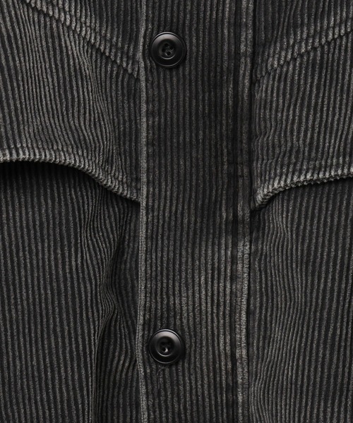 LAND MUSEUM（ランドミュージアム）の「LAND MUSEUM／コーデュロイリベットブルゾン（ブルゾン・メンズ・ダークブルー/ブラック・MEDIUM/LARGE）」の19枚目の写真