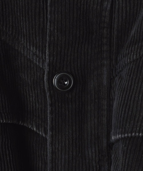 LAND MUSEUM（ランドミュージアム）の「LAND MUSEUM／コーデュロイリベットブルゾン（ブルゾン・メンズ・ダークブルー/ブラック・MEDIUM/LARGE）」の20枚目の写真