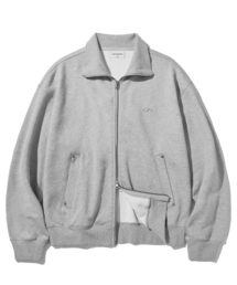 F.ILLUMINATE（フィルミネイト）の「カラールーズフィットジップアップジャケット-メランジグレー（その他アウター）」