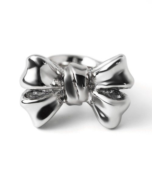 LOVE BY e.m. （ラブバイイーエム）の「ビックリボンリング/25CC/レディース/クリスマスコレクション（リング・メンズ・シルバー/ピンク/ブラウン/ブラック/ゴールド・LL/M/L）」の4枚目の写真