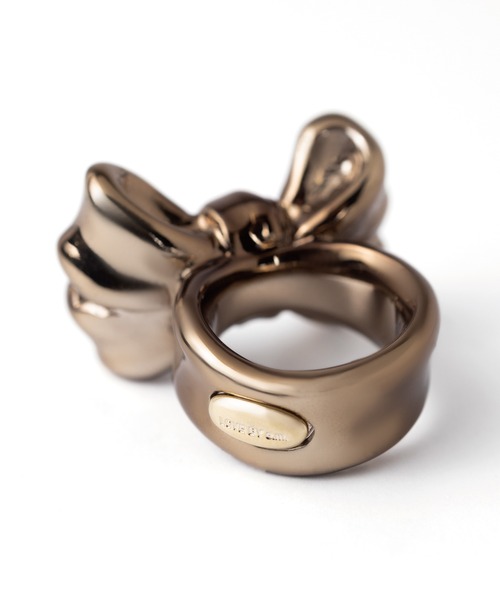 LOVE BY e.m. （ラブバイイーエム）の「ビックリボンリング/25CC/レディース/クリスマスコレクション（リング・メンズ・シルバー/ピンク/ブラウン/ブラック/ゴールド・LL/M/L）」の17枚目の写真