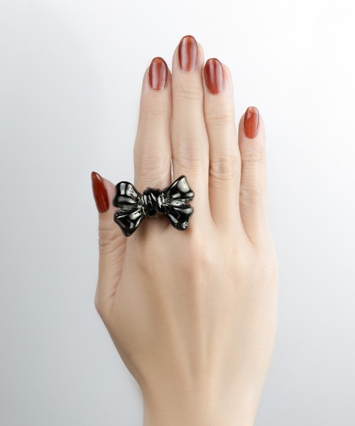 LOVE BY e.m. （ラブバイイーエム）の「ビックリボンリング/25CC/レディース/クリスマスコレクション（リング・メンズ・シルバー/ピンク/ブラウン/ブラック/ゴールド・LL/M/L）」の20枚目の写真