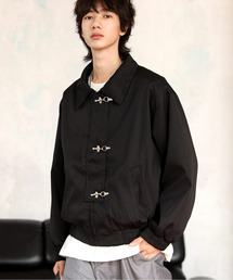 neos（ネオス）の「【neos】ルーズシルエット ショート丈 ファイヤーマン ジップ ブルゾン メンズ 韓国ファッション 春アウター（ブルゾン）」