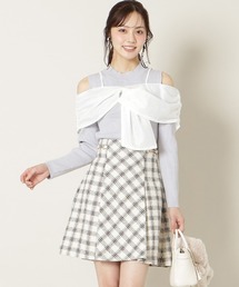 WILLSELECTION（ウィルセレクション）の「ビットデザインツイードミニスカート（スカート・レディース）」