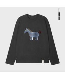[ユニセックス]ペーパーポニー ロングスリーブTシャツ_4カラー