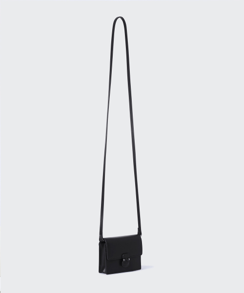 MUSINSA STANDARD WOMAN（ムシンサスタンダードウーマン）の「ウィメンズヒンジマイクロクロスバッグ[ブラック]（メッセンジャーバッグ・レディース・その他・FREE）」の3枚目の写真