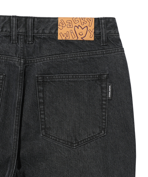 Wacky WiLLy(ワッキーウィリー)の「ベーシックデニムパンツブラック(デニムパンツ・レディース・その他・SMALL/MEDIUM/LARGE/X-LARGE)」の6枚目の写真