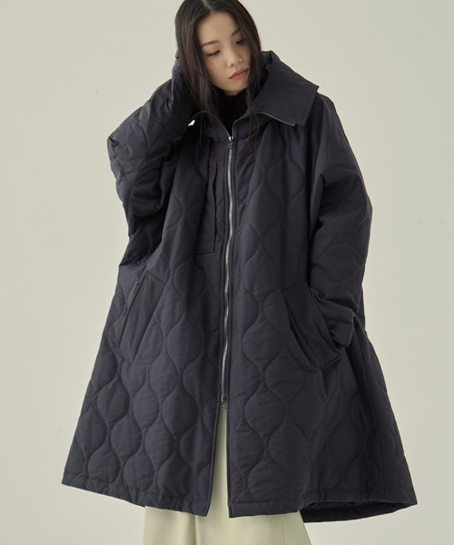 VACHEMENT リサイクル60/40クロスキルティングフーディー VACHEMENT/ヴァシュモン】リサイクル60/40クロスキルティング