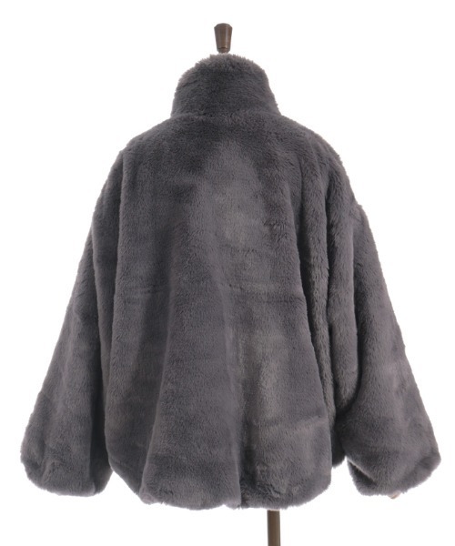 axes femme（アクシーズファム）の「ラビットライクファーコート（その他アウター・レディース・キナリ/チャコール/ピンク・FREE）」の12枚目の写真