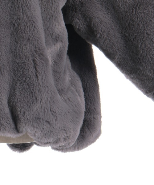 axes femme（アクシーズファム）の「ラビットライクファーコート（その他アウター・レディース・キナリ/チャコール/ピンク・FREE）」の14枚目の写真