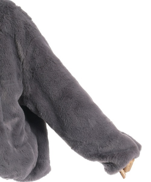 axes femme（アクシーズファム）の「ラビットライクファーコート（その他アウター・レディース・キナリ/チャコール/ピンク・FREE）」の17枚目の写真