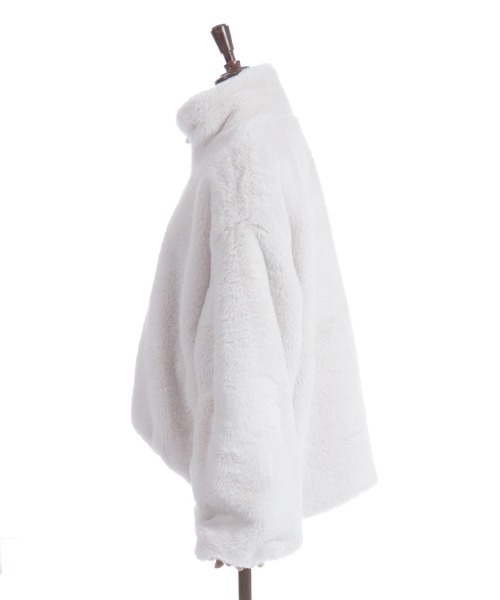 axes femme（アクシーズファム）の「ラビットライクファーコート（その他アウター・レディース・キナリ/チャコール/ピンク・FREE）」の19枚目の写真