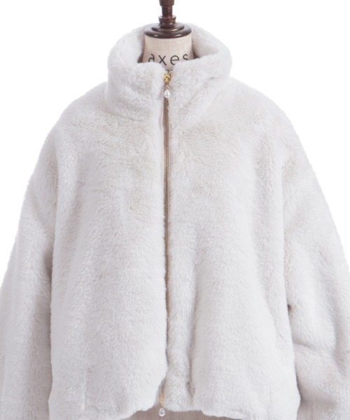 ラビットライクファーコート（その他アウター）｜axes femme