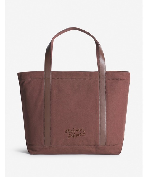 Maison Kitsuné ブラウントートバッグ キーリング付き セール】FOX HEAD LARGE TOTE（トートバッグ）｜Maison Kitsune