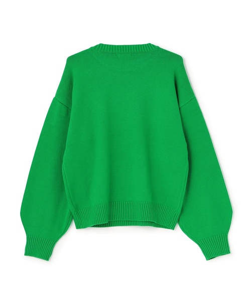 by LOVEiT（バイラビット）の「パネルロゴニット（ニット/セーター・キッズ・オフホワイト/レッド/グリーン・120cm/150cm/130cm/140cm/160cm）」の13枚目の写真