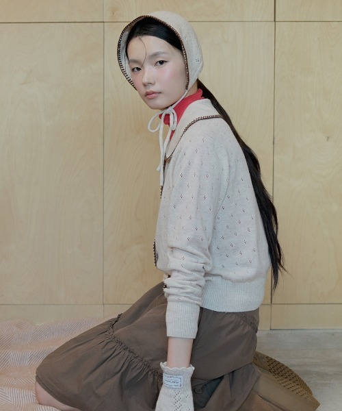 ROCKFISH WEATHERWEAR(ロックフィッシュウェザーウェア)の「LACE KNIT EARMUFF(イヤーマフ・レディース・グレー/オリーブ/オートミール・FREE)」の7枚目の写真