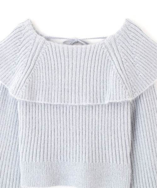 JILL by JILL STUART（ジルバイジルスチュアート）の「◇ ふわふわケープニット（ニット/セーター・レディース・ホワイト/ピンク/ブルー・FREE）」の11枚目の写真