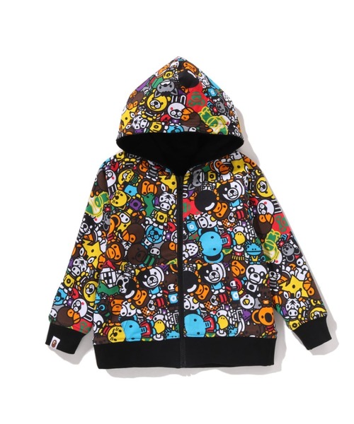 BABY MILO PATTERN REVERSIBLE ZIP HOODIE（パーカー）｜A BATHING APE