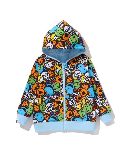 BABY MILO PATTERN REVERSIBLE ZIP HOODIE（パーカー）｜A BATHING APE